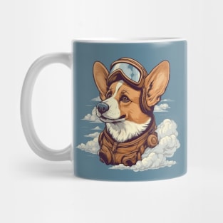 Aviator dog Mug